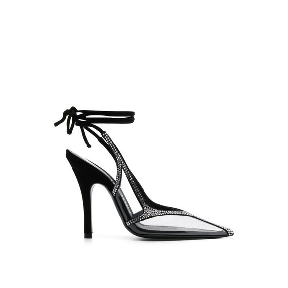 The Attico Venus Chrome Slingback Pumps - NWT - Picture 1 of 3